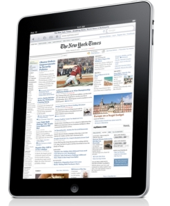 The Times on an iPad