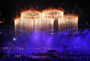 Olympics Opening Ceremony Rings