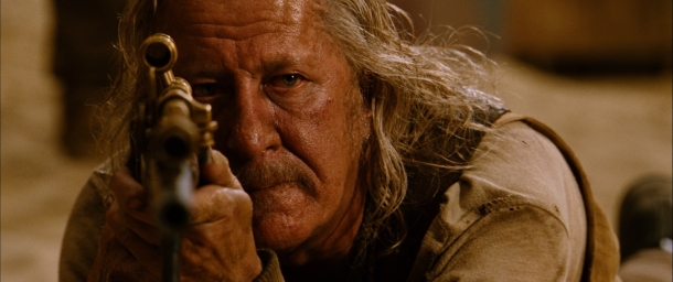 Geoffrey Rush lowers himself both figuratively and literally.