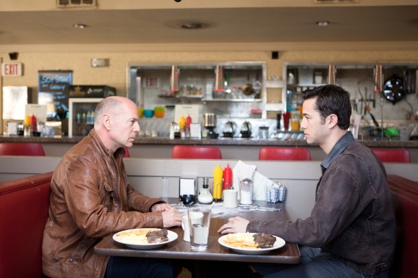 Bruce Willis and Joseph Gordon-Levitt